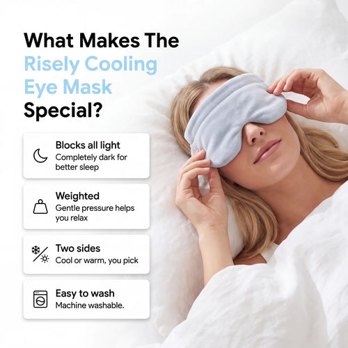 Risely Cooling Weighted Sleep Mask