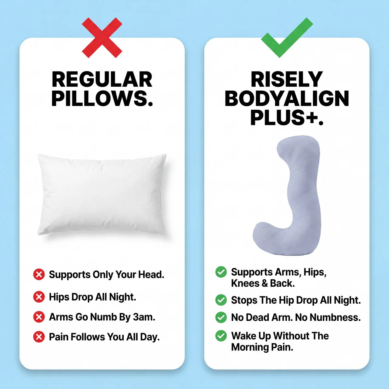 Risely Bodyalign+ Pillow